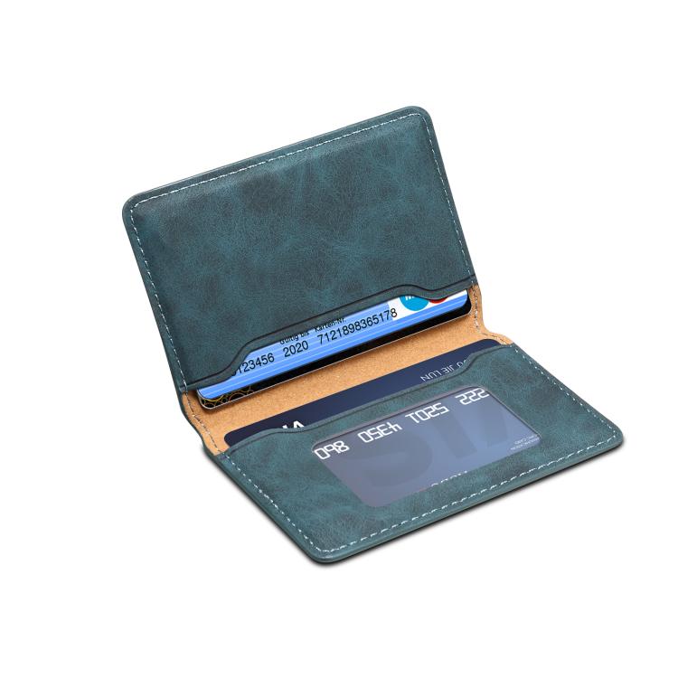Denior V18 Magsafe Wallet Retro Texture Leather RFID Photo Frame Card Holder Bag