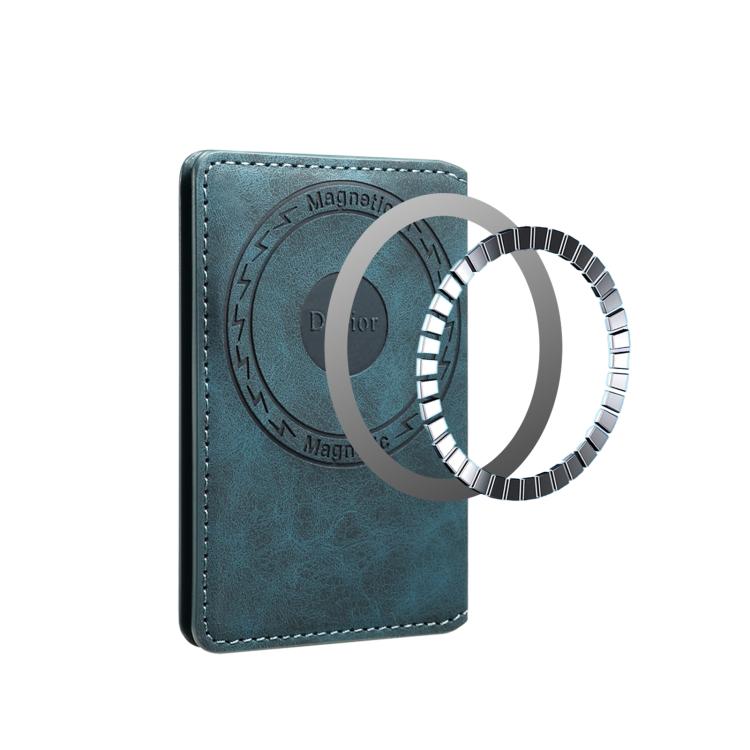 Denior V18 Magsafe Wallet Retro Texture Leather RFID Photo Frame Card Holder Bag