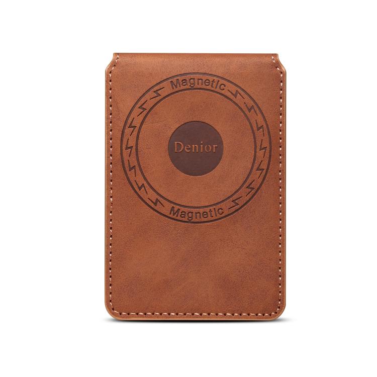 Denior V19 Magsafe Wallet Retro Texture Leather RFID Flip Card Holder Bag