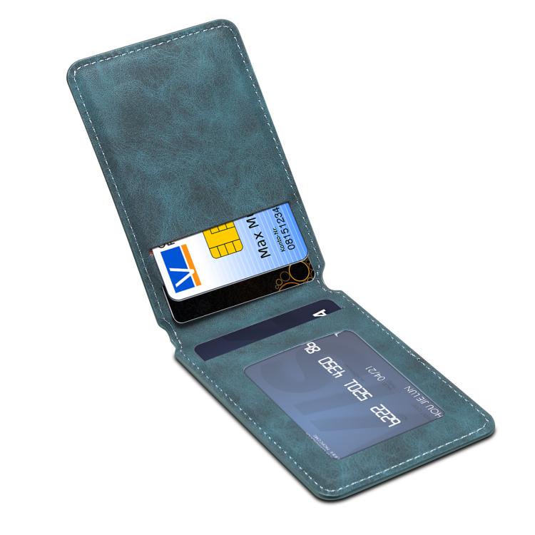 Denior V19 Magsafe Wallet Retro Texture Leather RFID Flip Card Holder Bag