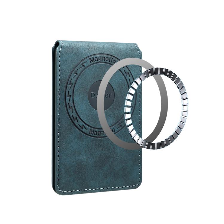 Denior V19 Magsafe Wallet Retro Texture Leather RFID Flip Card Holder Bag