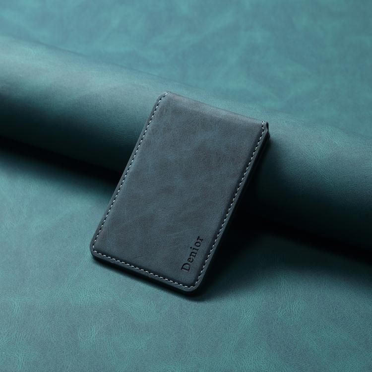 Denior V19 Magsafe Wallet Retro Texture Leather RFID Flip Card Holder Bag