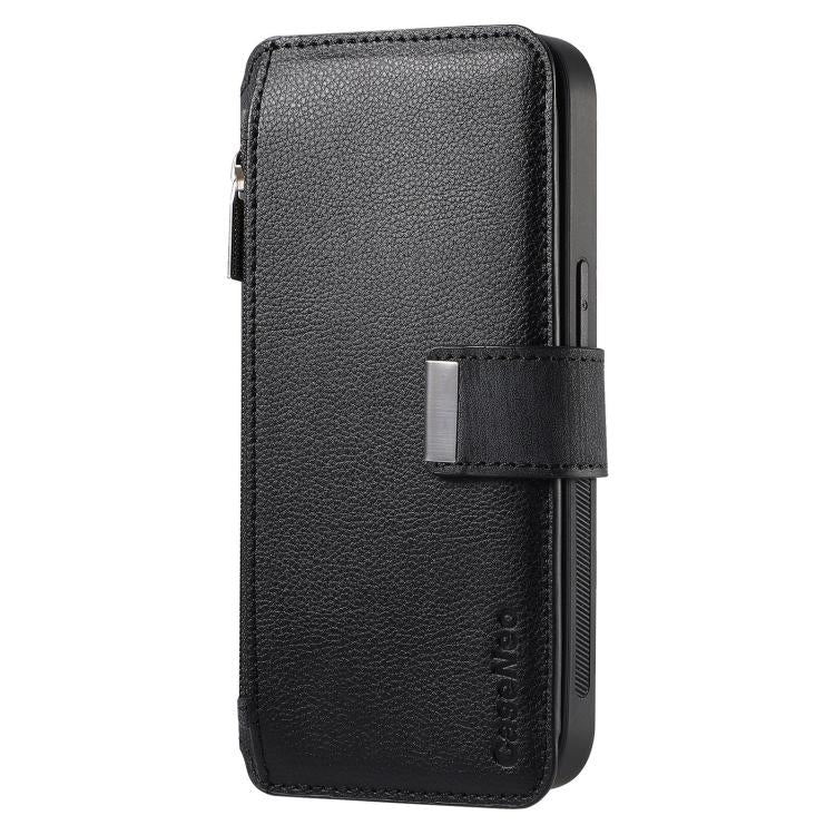 For OPPO Reno10 5G Global CaseNeo MagSafe RFID Anti-theft Zipper Wallet Retro Leather Phone Case
