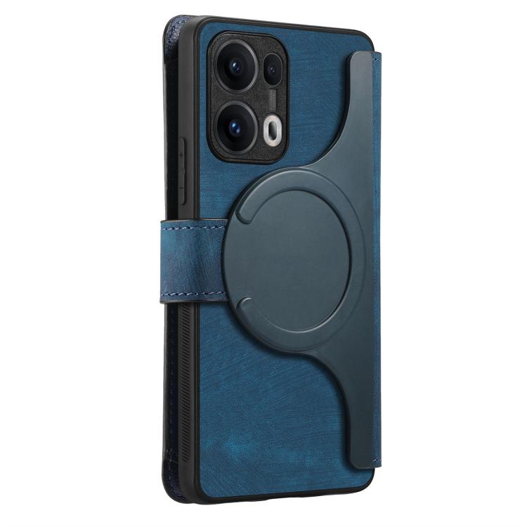 For OPPO Reno13 Pro CaseNeo MagSafe RFID Anti-theft Zipper Wallet Retro Leather Phone Case