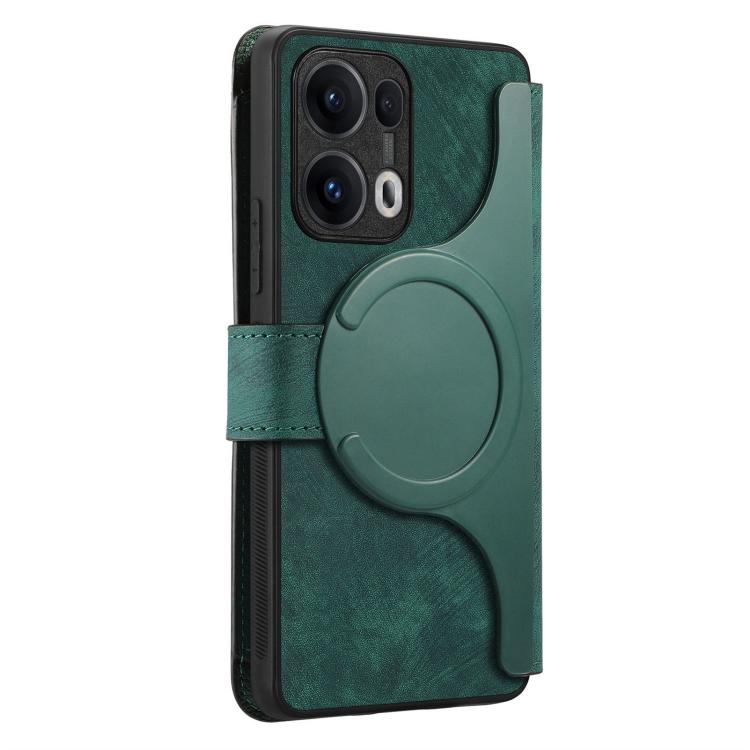 For OPPO Reno13 Pro CaseNeo MagSafe RFID Anti-theft Zipper Wallet Retro Leather Phone Case