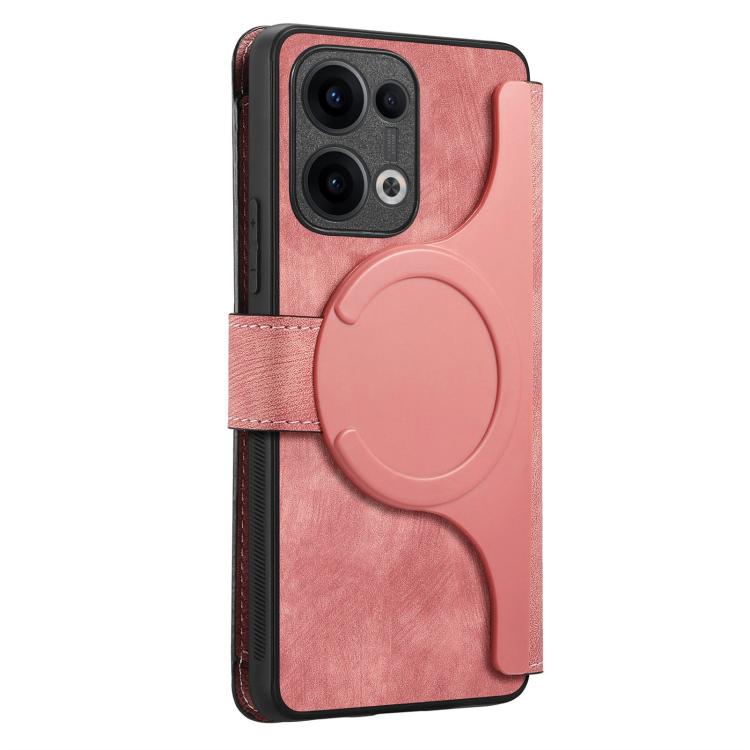 For OPPO Reno13 CaseNeo MagSafe RFID Anti-theft Zipper Wallet Retro Leather Phone Case
