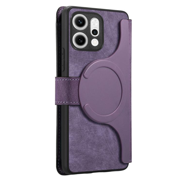 For OPPO Reno14 Pro Global CaseNeo MagSafe RFID Anti-theft Zipper Wallet Retro Leather Phone Case