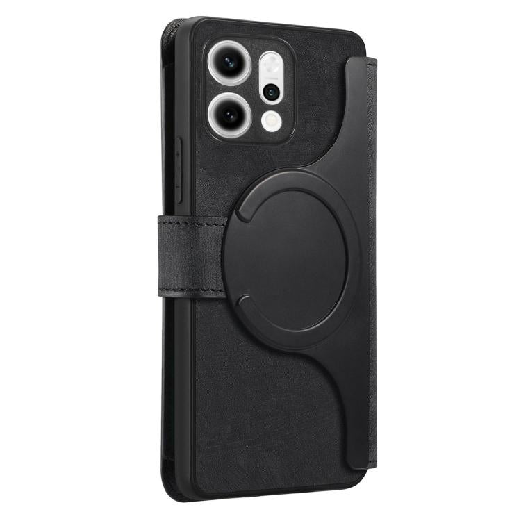 For OPPO Reno14 Global CaseNeo MagSafe RFID Anti-theft Zipper Wallet Retro Leather Phone Case
