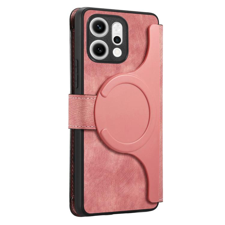For OPPO Reno14 Global CaseNeo MagSafe RFID Anti-theft Zipper Wallet Retro Leather Phone Case