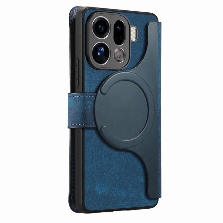 For OPPO Find X9 Pro CaseNeo MagSafe RFID Anti-theft Zipper Wallet Retro Leather Phone Case