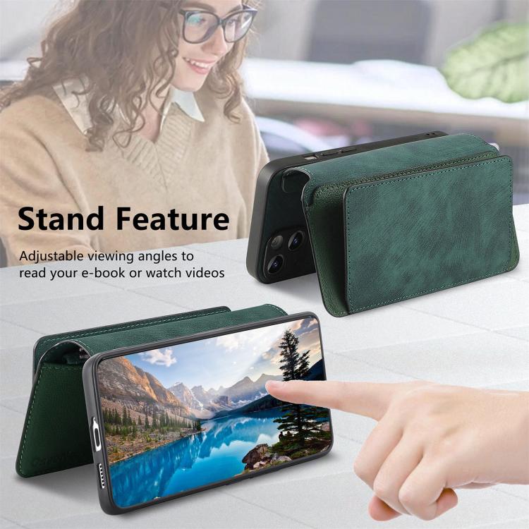 For OPPO Find X9 Pro CaseNeo MagSafe RFID Anti-theft Zipper Wallet Retro Leather Phone Case