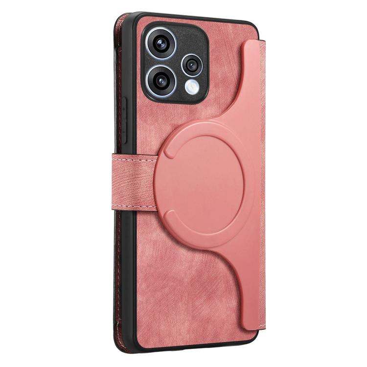 For OPPO Reno15 5G Global / 15c 5G CaseNeo MagSafe RFID Anti-theft Zipper Wallet Retro Leather Phone Case