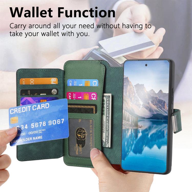 For OPPO Find X9 CaseNeo MagSafe RFID Anti-theft Zipper Wallet Retro Leather Phone Case