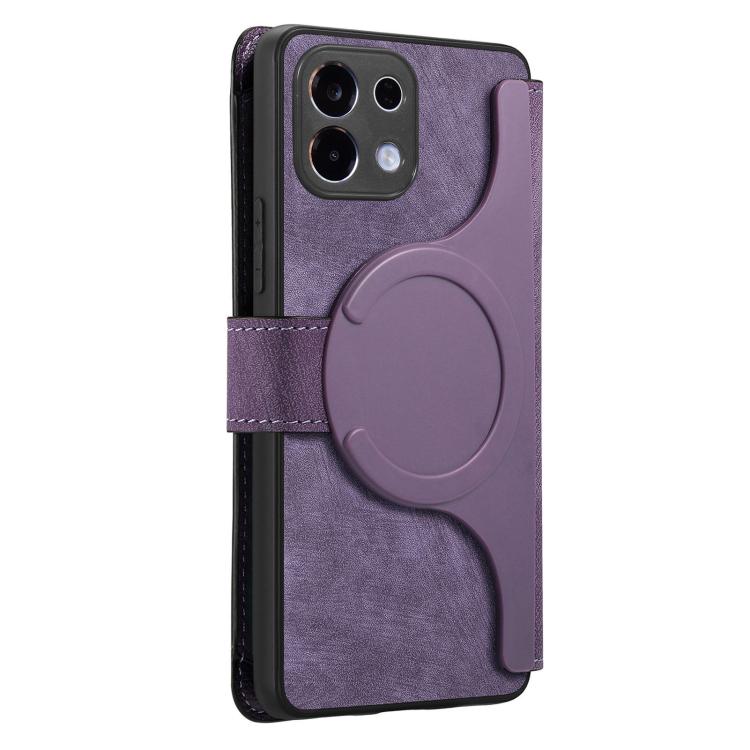 For OPPO K12s / K13x / K13 CaseNeo MagSafe RFID Anti-theft Zipper Wallet Retro Leather Phone Case