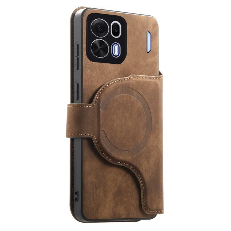 For OPPO K15 Pro 5G CaseNeo MagSafe RFID Anti-theft Zipper Wallet Retro Leather Phone Case