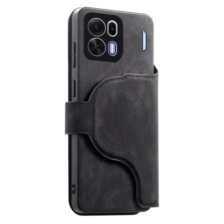 For OPPO K15 Pro+ CaseNeo MagSafe RFID Anti-theft Zipper Wallet Retro Leather Phone Case