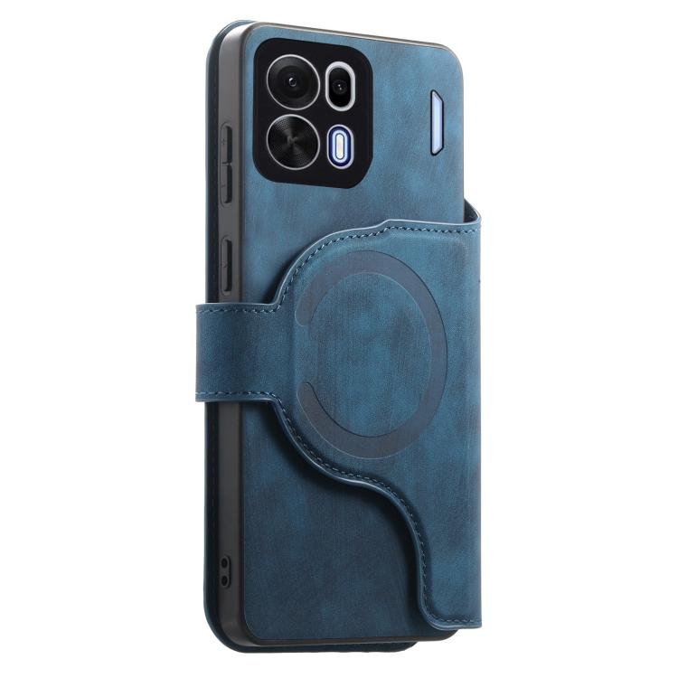For OPPO K15 Pro+ CaseNeo MagSafe RFID Anti-theft Zipper Wallet Retro Leather Phone Case