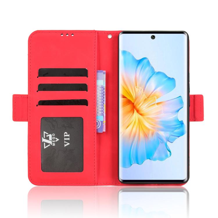 For Fossibot S3 Pro Skin Feel Calf Texture Card Slots Leather Phone Case