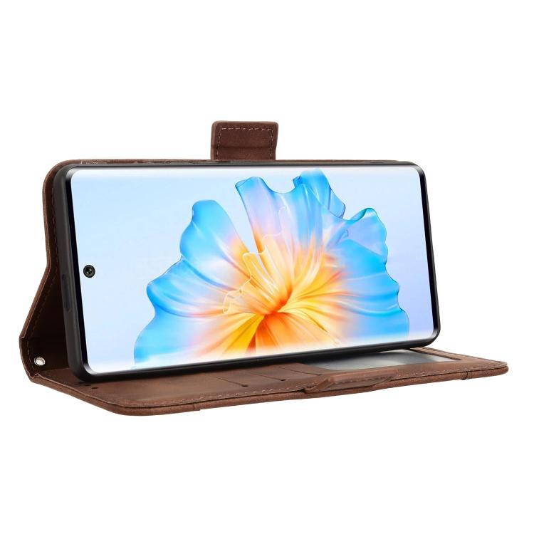 For Fossibot S3 Pro Skin Feel Calf Texture Card Slots Leather Phone Case