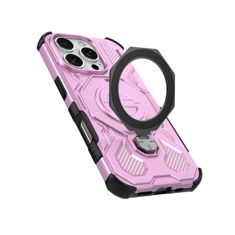 For iPhone 16 Pro J-20 Solid Color MagSafe Magnetic TPU+PC Phone Case