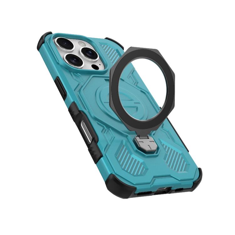 For iPhone 16 Pro J-20 Solid Color MagSafe Magnetic TPU+PC Phone Case