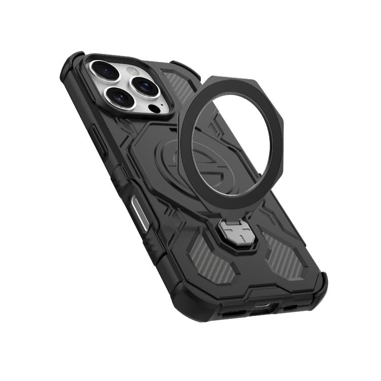 For iPhone 16 Pro J-20 Solid Color MagSafe Magnetic TPU+PC Phone Case