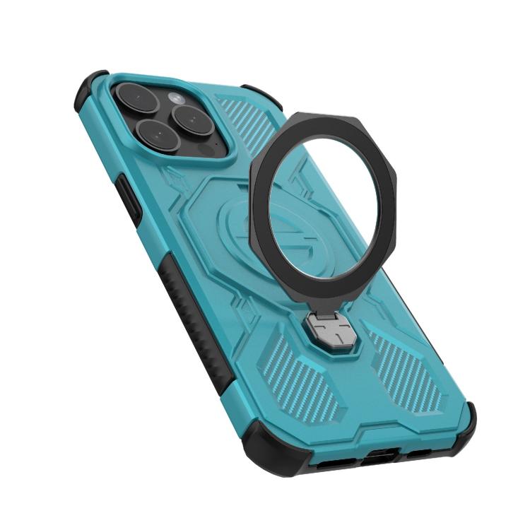 For iPhone 15 Pro Max J-20 Solid Color MagSafe Magnetic TPU+PC Phone Case