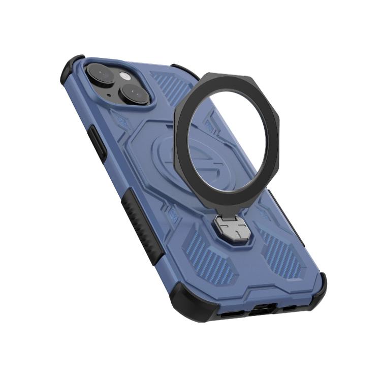 For iPhone 15 J-20 Solid Color MagSafe Magnetic TPU+PC Phone Case