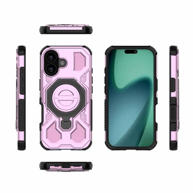 For iPhone 17 J-20 Solid Color MagSafe Magnetic TPU+PC Phone Case