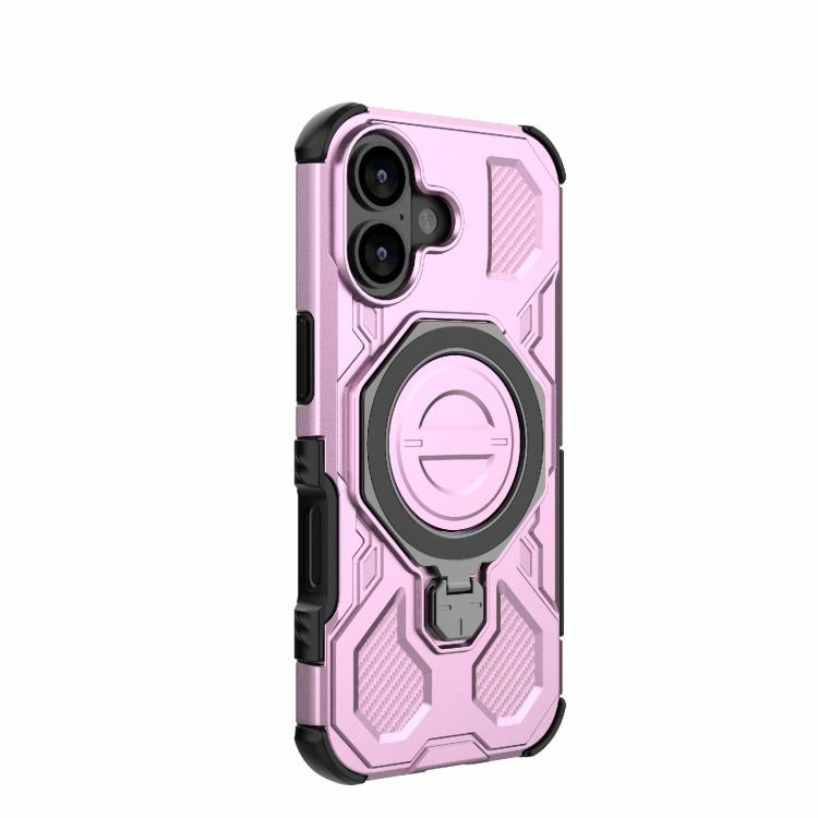 For iPhone 17 J-20 Solid Color MagSafe Magnetic TPU+PC Phone Case