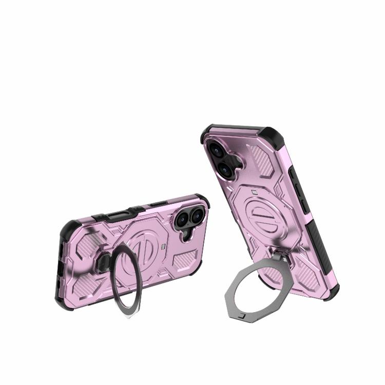 For iPhone 17 J-20 Solid Color MagSafe Magnetic TPU+PC Phone Case