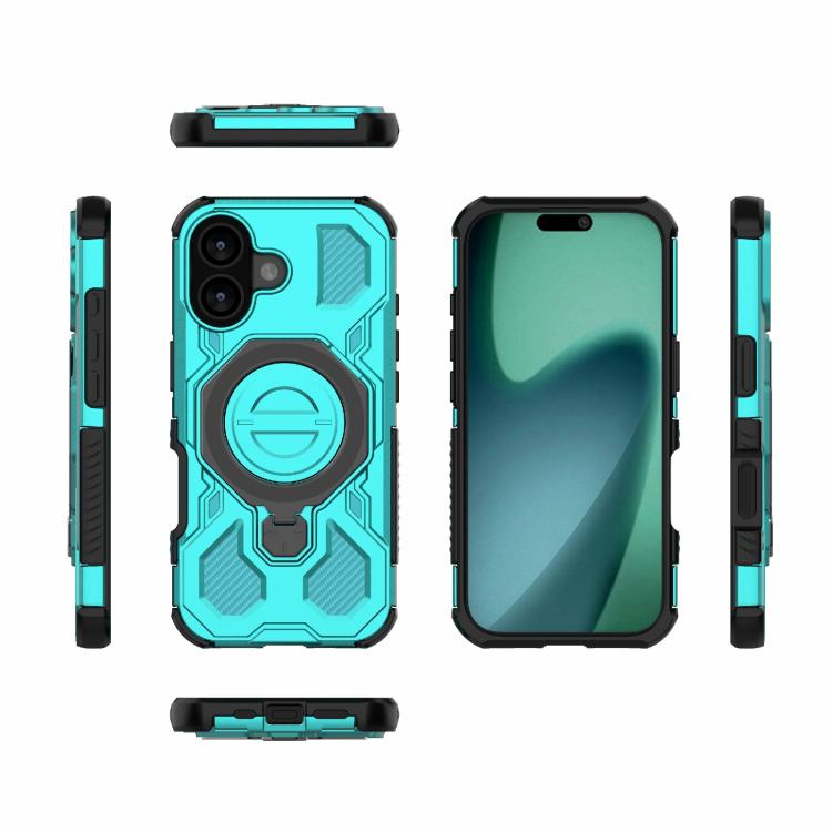 For iPhone 17 J-20 Solid Color MagSafe Magnetic TPU+PC Phone Case