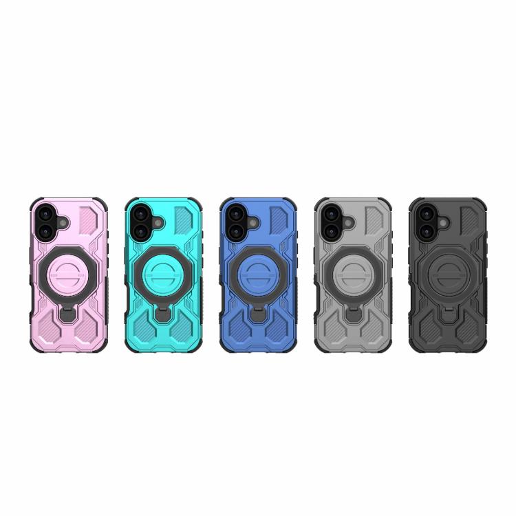 For iPhone 17 J-20 Solid Color MagSafe Magnetic TPU+PC Phone Case