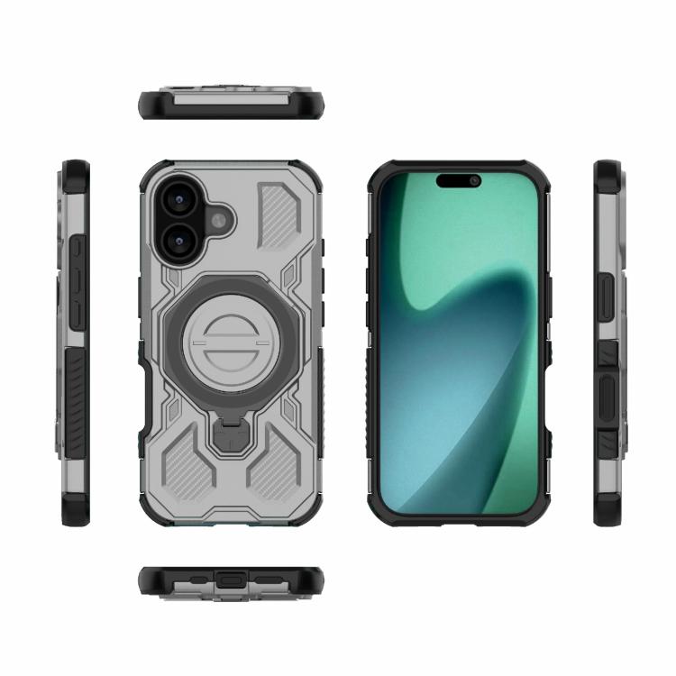 For iPhone 17 J-20 Solid Color MagSafe Magnetic TPU+PC Phone Case