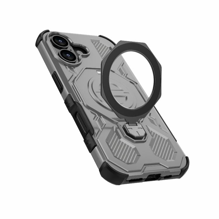 For iPhone 17 J-20 Solid Color MagSafe Magnetic TPU+PC Phone Case