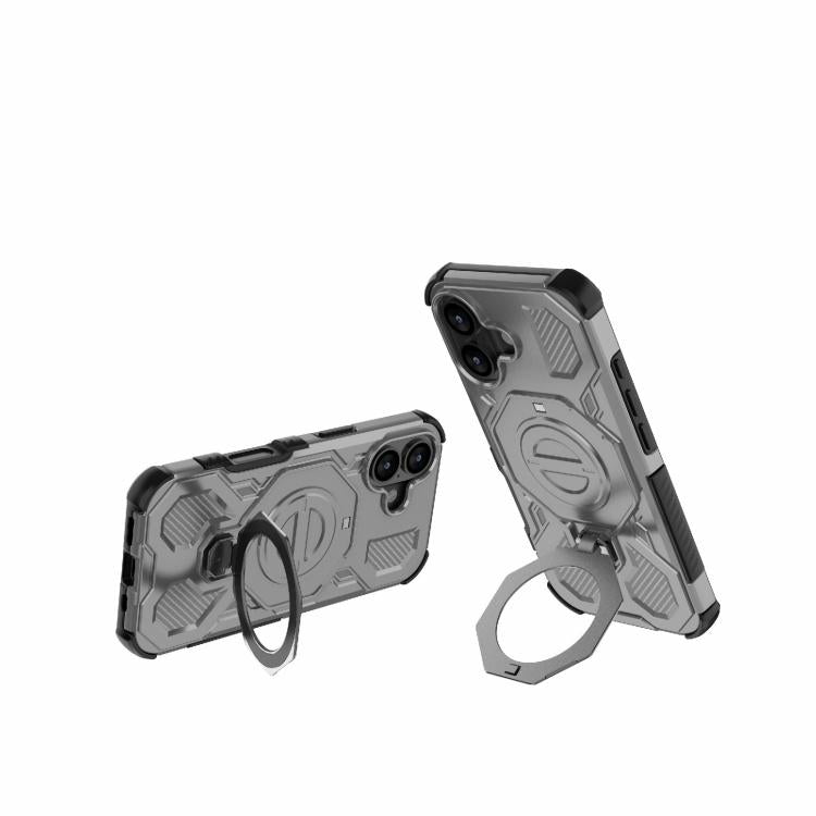 For iPhone 17 J-20 Solid Color MagSafe Magnetic TPU+PC Phone Case