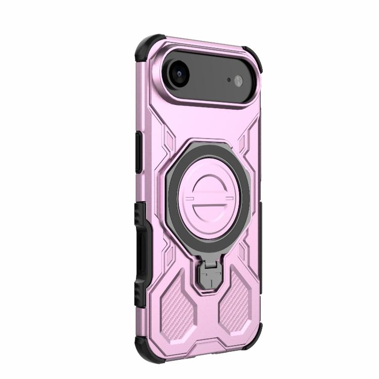 For iPhone Air J-20 Solid Color MagSafe Magnetic TPU+PC Phone Case