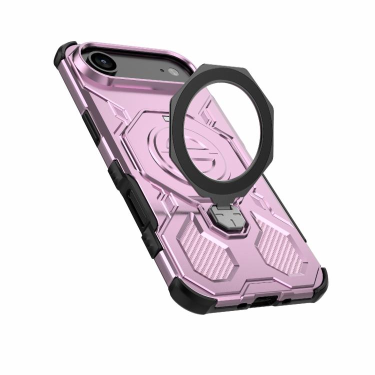For iPhone Air J-20 Solid Color MagSafe Magnetic TPU+PC Phone Case
