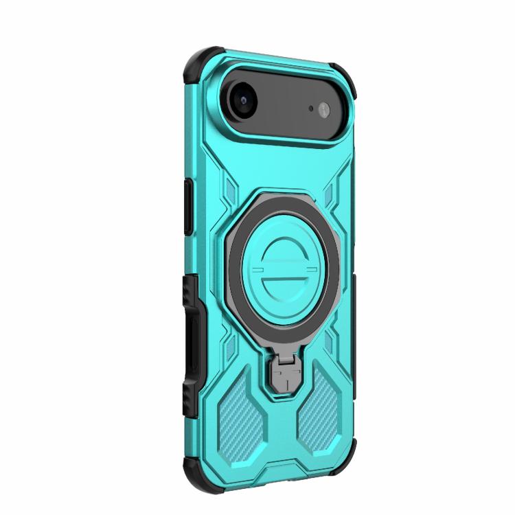 For iPhone Air J-20 Solid Color MagSafe Magnetic TPU+PC Phone Case