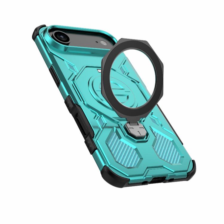 For iPhone Air J-20 Solid Color MagSafe Magnetic TPU+PC Phone Case