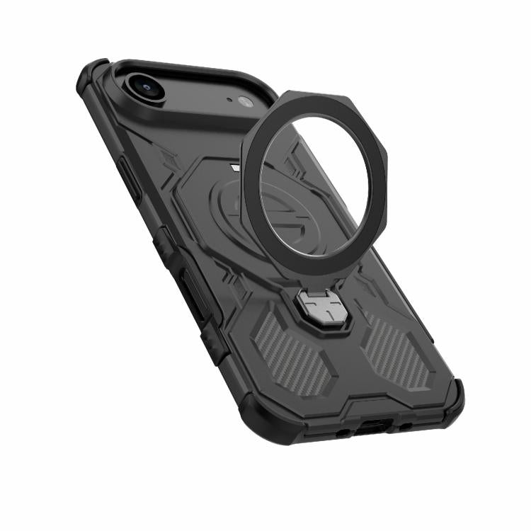 For iPhone Air J-20 Solid Color MagSafe Magnetic TPU+PC Phone Case