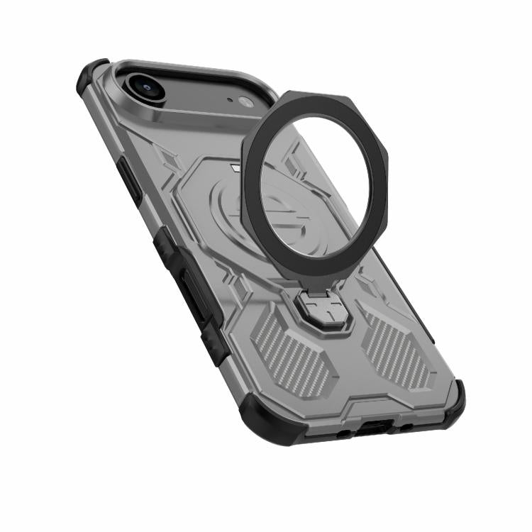For iPhone Air J-20 Solid Color MagSafe Magnetic TPU+PC Phone Case