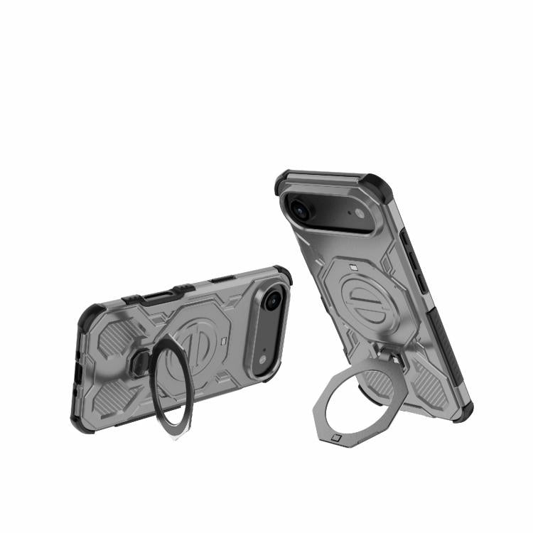 For iPhone Air J-20 Solid Color MagSafe Magnetic TPU+PC Phone Case