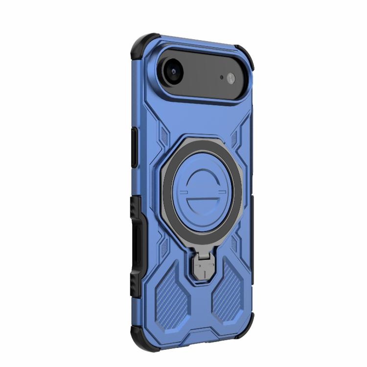 For iPhone Air J-20 Solid Color MagSafe Magnetic TPU+PC Phone Case