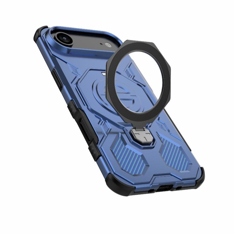 For iPhone Air J-20 Solid Color MagSafe Magnetic TPU+PC Phone Case