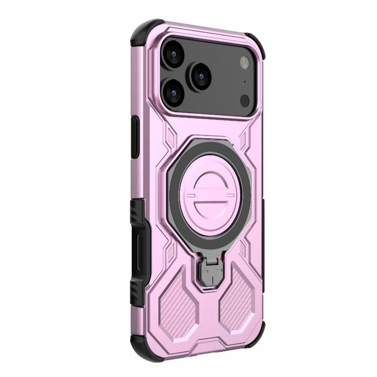 For iPhone 17 Pro Max J-20 Solid Color MagSafe Magnetic TPU+PC Phone Case