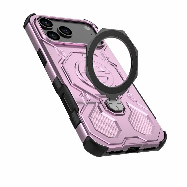 For iPhone 17 Pro Max J-20 Solid Color MagSafe Magnetic TPU+PC Phone Case