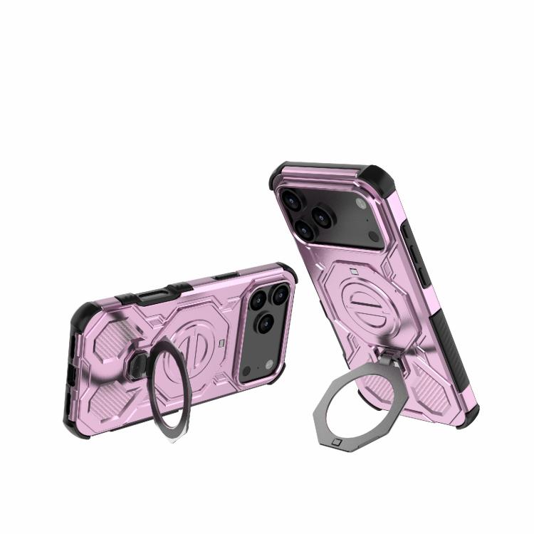 For iPhone 17 Pro Max J-20 Solid Color MagSafe Magnetic TPU+PC Phone Case