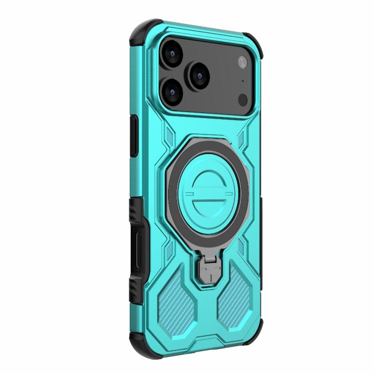 For iPhone 17 Pro Max J-20 Solid Color MagSafe Magnetic TPU+PC Phone Case