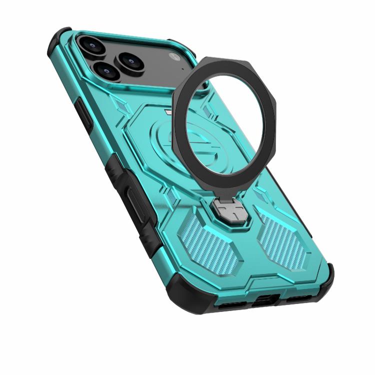 For iPhone 17 Pro Max J-20 Solid Color MagSafe Magnetic TPU+PC Phone Case